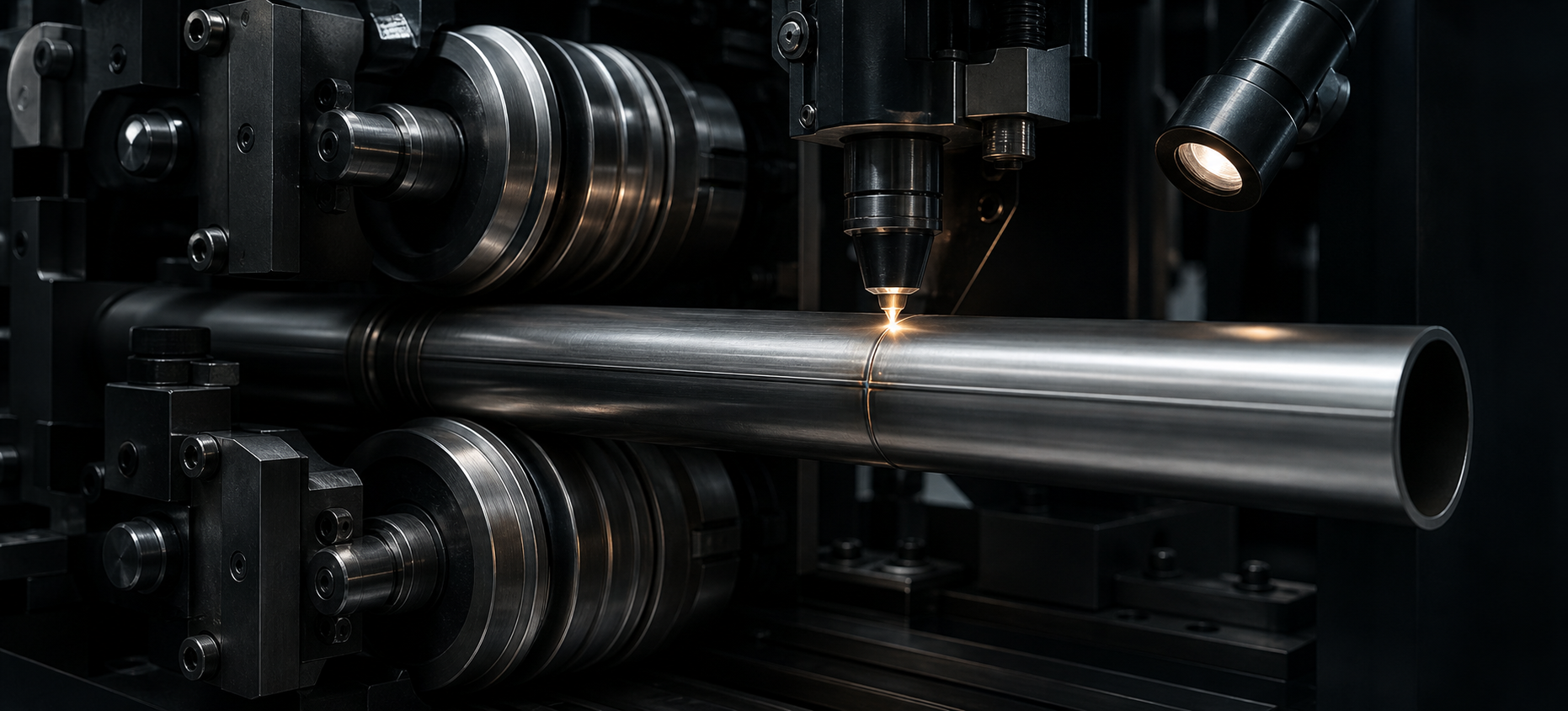 Conceptual stainless-steel roll forming and welding process